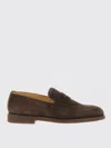 Brunello Cucinelli Suede Loafers In Brown
