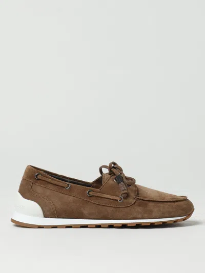 BRUNELLO CUCINELLI LOAFERS BRUNELLO CUCINELLI WOMAN COLOR BROWN,G75194032