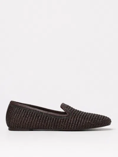 BRUNELLO CUCINELLI LOAFERS BRUNELLO CUCINELLI WOMAN COLOR DARK,426100102