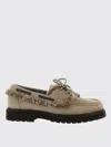 Brunello Cucinelli Bead-embellished Shearling-trimmed Suede Loafers In Brown