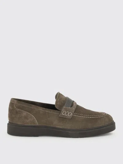 Brunello Cucinelli Loafers  Woman Color Mud In Brown