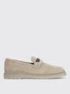 Brunello Cucinelli Crystal-embellished Penny Loafer Light Grey In White