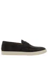 Brunello Cucinelli Moccasin-style Sneakers In Grey