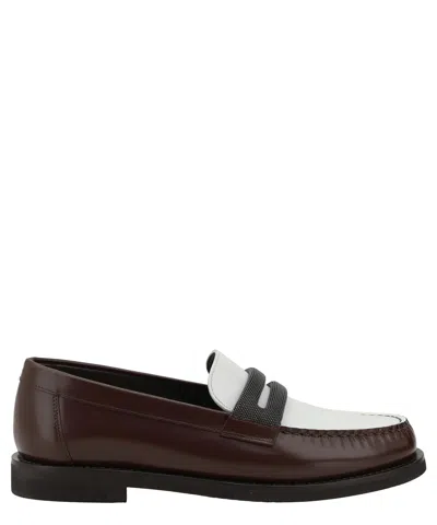 Brunello Cucinelli Loafers In Brown