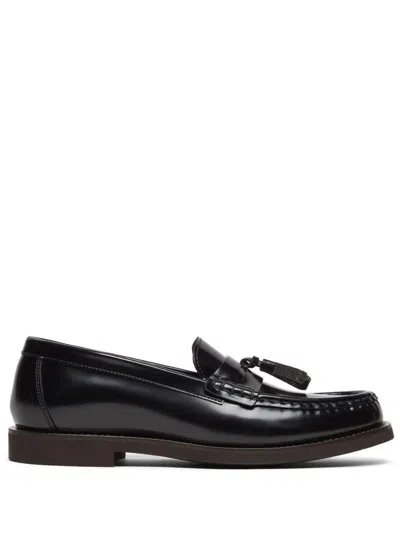 Brunello Cucinelli Woman Loafers Black Size 8 Leather