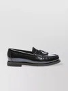 Brunello Cucinelli Loafers With Decorative Stitching And Tassel Detail In Black