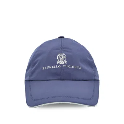 Brunello Cucinelli Logo Adjustable Baseball Cap In Neutral