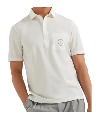 BRUNELLO CUCINELLI BRUNELLO CUCINELLI CHEST POCKET SHORT-SLEEVED POLO SHIRT