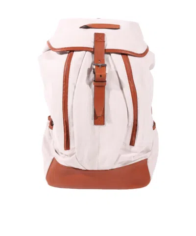Brunello Cucinelli Logo Backpack In Pink