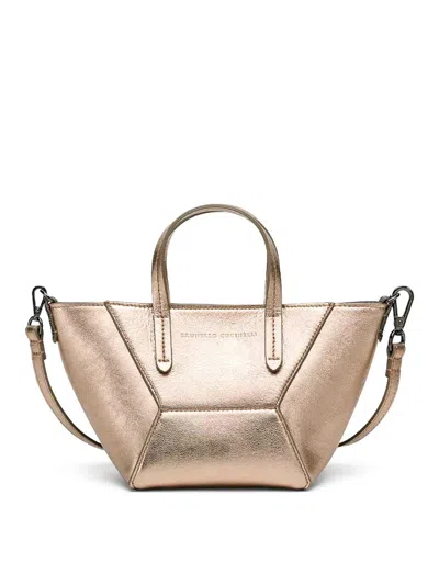 Brunello Cucinelli Bolso Shopping - Dorado