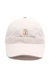 Brunello Cucinelli Logo Baseball Cap With Curved Brim
