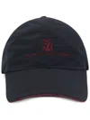 Brunello Cucinelli Logo Embroidered Baseball Cap In Blue