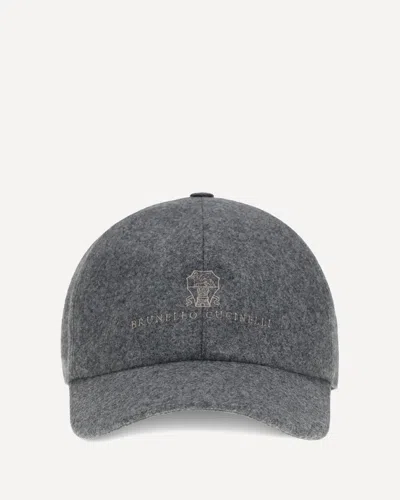 BRUNELLO CUCINELLI LOGO BASEBALL HAT