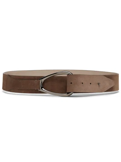 BRUNELLO CUCINELLI LOGO BELT