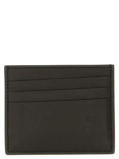 Brunello Cucinelli Logo Card Holder In Black