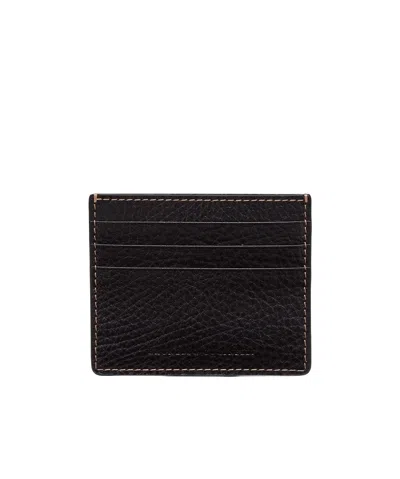 Brunello Cucinelli Logo Card Holder In Black