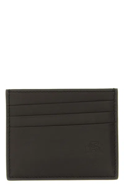 Brunello Cucinelli Logo Card Holder In Brown