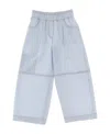 Brunello Cucinelli Logo Casual Pants In Blue