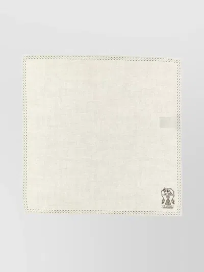 Brunello Cucinelli Logo Clutch Bag Pocket Design In Multi