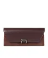 Brunello Cucinelli Logo Clutch In Red