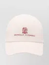 Brunello Cucinelli Corduroy Logo-embroidered Baseball Cap