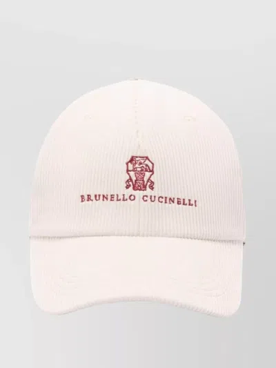 Brunello Cucinelli Logo Cotton Baseball Cap