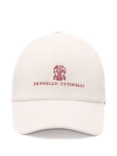 BRUNELLO CUCINELLI BRUNELLO CUCINELLI LOGO COTTON BASEBALL CAP