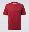 Brunello Cucinelli Slim-fit Logo-print Cotton-jersey T-shirt In Red