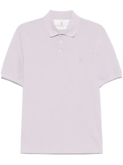 BRUNELLO CUCINELLI BRUNELLO CUCINELLI LOGO COTTON POLO SHIRT