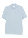 Brunello Cucinelli Polo Shirt With Soft Collar In Blue