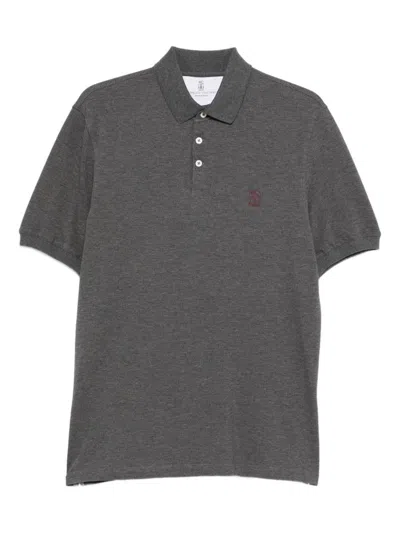 BRUNELLO CUCINELLI BRUNELLO CUCINELLI LOGO COTTON POLO SHIRT