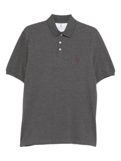 BRUNELLO CUCINELLI BRUNELLO CUCINELLI LOGO COTTON POLO SHIRT