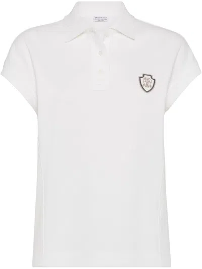 Brunello Cucinelli Logo Cotton Polo Shirt