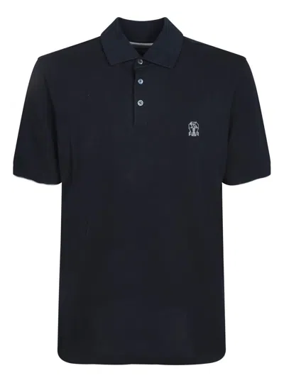 BRUNELLO CUCINELLI BRUNELLO CUCINELLI LOGO PIQUÉ POLO SHIRT