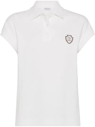 BRUNELLO CUCINELLI BRUNELLO CUCINELLI LOGO COTTON POLO SHIRT
