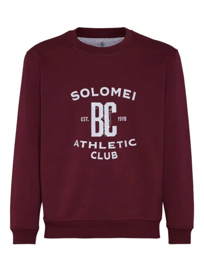 BRUNELLO CUCINELLI BRUNELLO CUCINELLI LOGO COTTON SWEATSHIRT