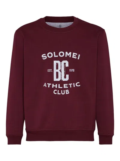 BRUNELLO CUCINELLI BRUNELLO CUCINELLI LOGO COTTON SWEATSHIRT