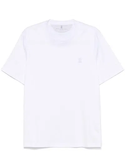 BRUNELLO CUCINELLI BRUNELLO CUCINELLI LOGO COTTON T-SHIRT