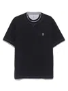 Brunello Cucinelli Slim Fit Crew-neck T-shirt In Lightweight Cotton Jersey In Black