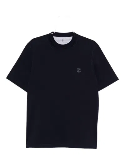 BRUNELLO CUCINELLI BRUNELLO CUCINELLI LOGO COTTON T-SHIRT
