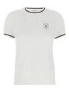Brunello Cucinelli Embroidered-detail Cotton T-shirt In White