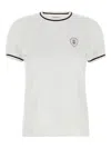 Brunello Cucinelli Embroidered-detail Cotton T-shirt In White