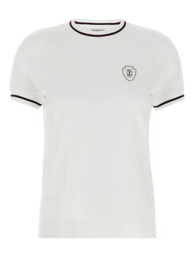 Brunello Cucinelli Logo Cotton T-shirt