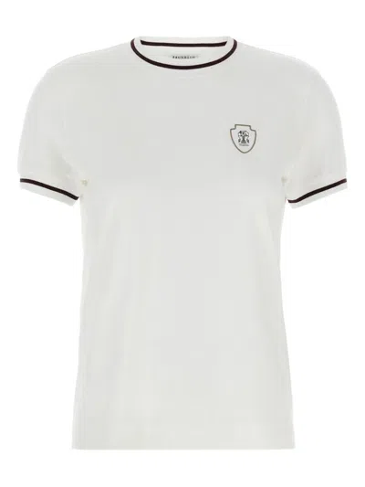 Brunello Cucinelli Logo Cotton T-shirt