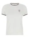 Brunello Cucinelli Embroidered-detail Cotton T-shirt In White