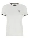 Brunello Cucinelli Embroidered-detail Cotton T-shirt In White
