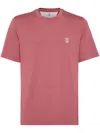 Brunello Cucinelli Logo Cotton T-shirt