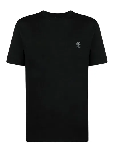 BRUNELLO CUCINELLI LOGO COTTON T-SHIRT