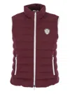 Brunello Cucinelli Logo Quilted High Collar Sleeveless Jacket