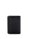 Brunello Cucinelli Calfskin Card Case In Black